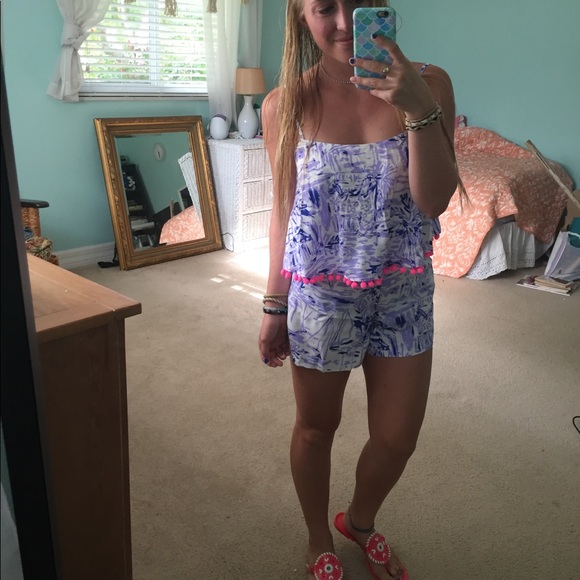 Authentic lilly Pulitzer Frannie two piece set - Picture 6 of 6